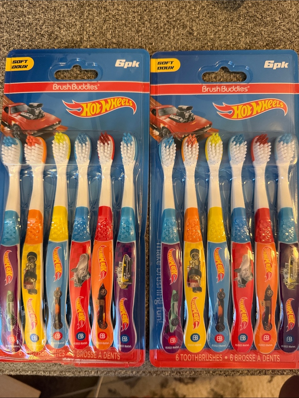 Kids Toothbrush Pack - Multi Color (6 pk)